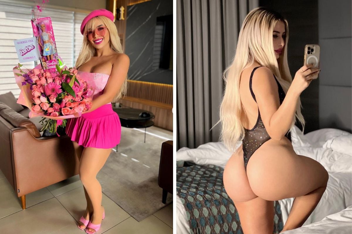 Impactante modelo OnlyFans sorprendió al viajar en transporte público  vestida como Barbie – Show y Fama