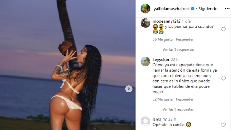 Yailín, la más viral fue duramente criticada por su figura.