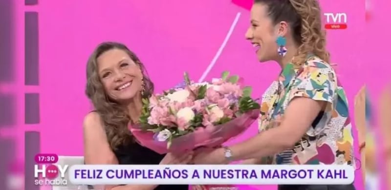 "Mis 62 añitos": Margot Kahl recibió especial regalo de cumpleaños en Hoy se habla