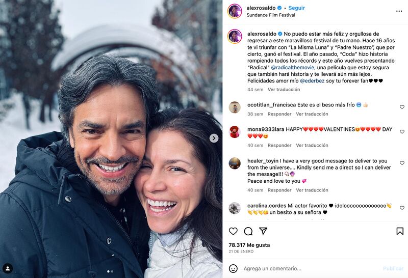 Eugenio Derbez y Alessandra Rosaldo renuevan votos