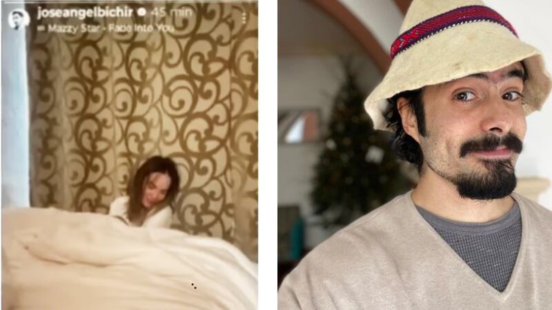 José Ángel Bichir publicó una imagen de Belinda en una cama y afirmó que "la privacidad no existe".